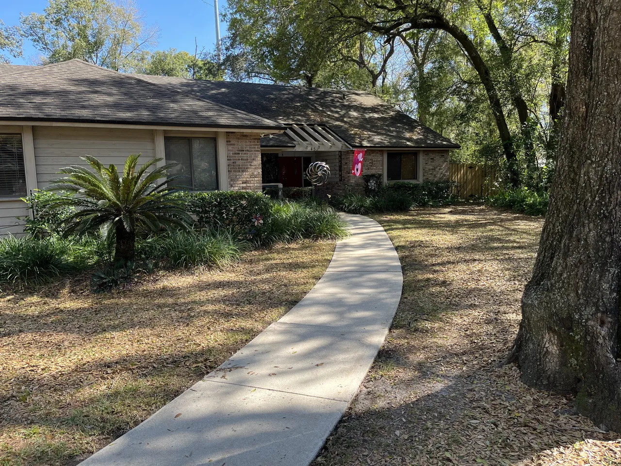 Walkway after